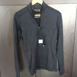 Stormtech Outdoor Charcoal Quarter-Zip Pullover Base Thermal - Size Small NWT